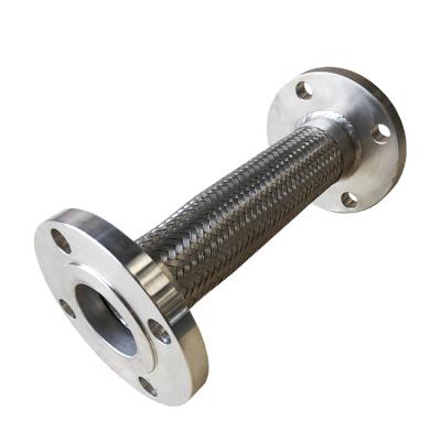 중국 Customized 304 Stainless Steel ANSI 150LB 300LB Flange Connection Stainless Steel Flexible Metal Flexible Braided Hose DN50 DN100 DN150 DN200 판매용