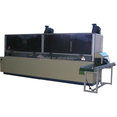 China Plastic 2 Color Automatic Round Bottles Screen Printing Machine Full Mechanical Conveyor With Automatic Screen Printing Machine for sale