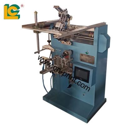 China Servo factory semi-automatic fan-shape screen printer machine for cone bottles for sale