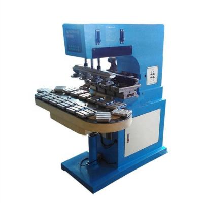 China Toys Toys Jewelrypens 4 Color Pad Printing Machine With Conveyor for sale