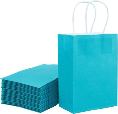 China Recyclable Blue Kraft paper bag stand up ,stylish or Customized ,packaging bag ,suitable for Accessories & Clothing & food...Reusable for sale