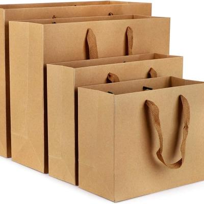 China Recyclable Brown Kraft paper bag stand up , stylish or Customized ,packaging bag ,suitable for Accessories & Clothing & food...Reusable for sale