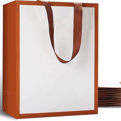 China Recyclable Brown/white Kraft paper bag stand up ,stylish or Customized,packaging bag ,suitable for Accessories & Clothing & food...Reusable for sale