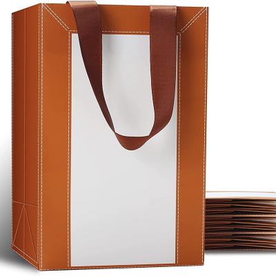 China Recyclable Mini Brown Kraft paper bag stand up ,stylish or Customized ,packaging bag ,suitable for Accessories & Clothing & food...Reusable for sale