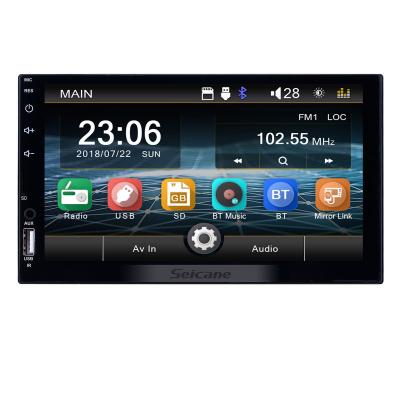 China GPS 7018 Inch Touch Screen Car Mp5 DVD Player Android Stereo Multimedia Car DVD Player With Mirror Link Steering Wheel Control for sale