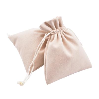 China Wholesale Custom Microfiber Logo Jewelry Necklace Gift Packaging Drawstring Pouch Bag for sale