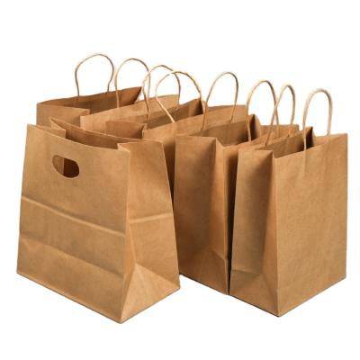 China Recyclable Eco - Friendly Custom Reusable Kraft Candy Paper Shopping Bag For Promotion for sale