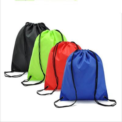 China Eco Friendly Drawstring Tote Bags, Soccer Basketball Drawstring Bag Rope Handle Laundry Rpet Polyester Backpack for sale