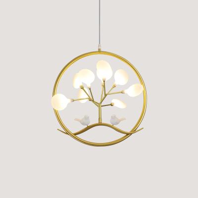 China Modern unique jiahua-Nordic modern firefly chandelier creative bird personality hallway bed aisle porch lamp for sale