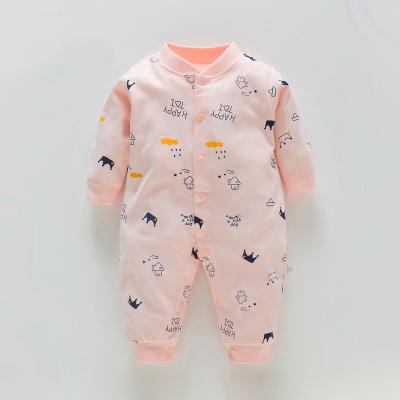 China Infant Baby Pajamas Toddler Thermal Organic Overalls Jumpsuit Infant Baby Clothes for sale