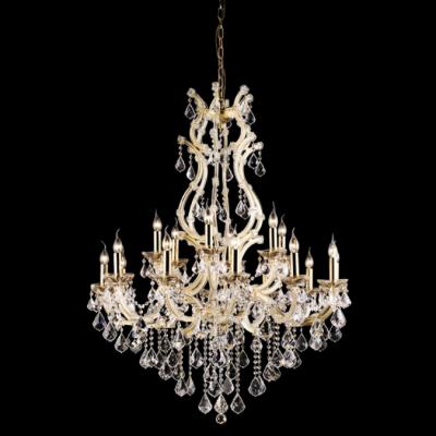 China Traditional Luxury Home Decor Maria Theresa Crystal Chandelier Lobby for sale