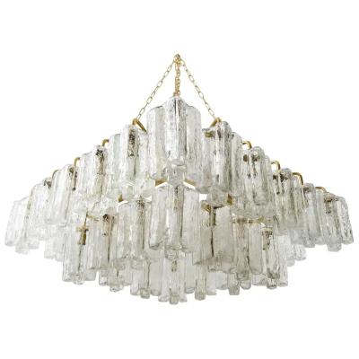 China Modern Industrial Crystal Chandelier Murano Glass Iceberg Chandelier Room Chandelier Light for sale