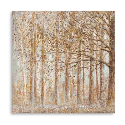 China High Quality Modern Canvas Wall Art Decorative For Home Office Landscape Handmade Tree Oil Paintings for sale