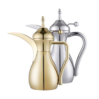 China PORTABLE Arabic Middle East Style Vacuum Stainless Steel Coffee Pot for sale