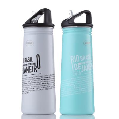 China Latest Collection One Hand Operation Design Stainless Steel Environmentally Friendly Sports Bottle for sale