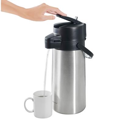 China Sustainable Premium Grade Double Wall Stainless Steel Vacuum Resistant Airpot Coffee Dispenser for sale