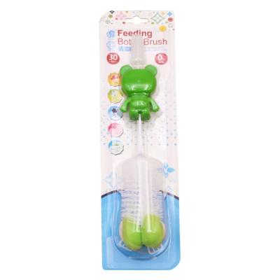 China Long Handle Bottle Brush Baby Bottle Brush Household Cleaning Accessories Viable Baby Bottle for sale