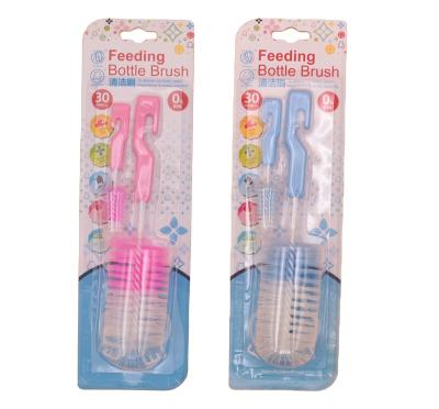 China Viable Nylon Bottle Brush with Nipple Brush Cleaning Brush for sale