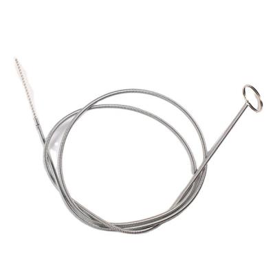 China Viable STAINLESS STEEL REFRIGERATOR DRAIN HOLE FILTER TUBE PIPE CLEANING BRUSH TOOL for sale