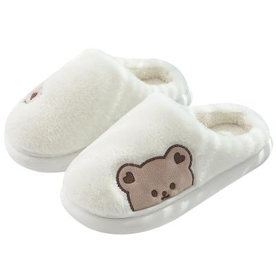 China Warm-Keeping Warm-Keeping Winter Women Men Slippers Base Soft Insole Home Shoes Slippers Thick Non-Slip Indoor Comfortable Slippers Shoes for sale