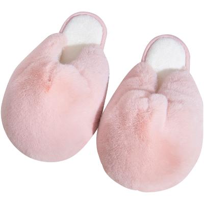 China Warm-Keeping Women's Faux Fur Female Slippers Ladies Slippers Luxury Outdoor Soft Warm Women's Warm-Keeping Slippers For Women for sale