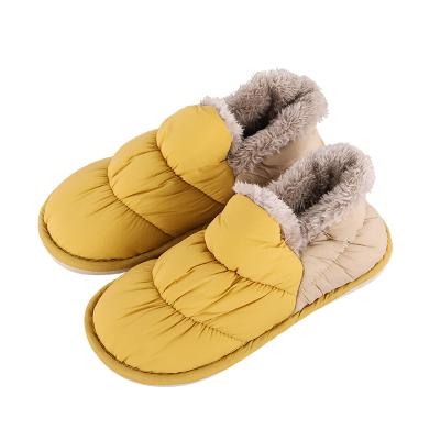 China Indoor Fuzzy Slippers For Women Men Winter Couples Bedroom Slippers Anti-skid Plush Slippers for sale