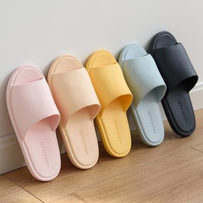 China Non-slip Slippers Hotel Sandal Shoes Flip Flops Couple Family Flat Women Platform Home Bath Slippers Indoor Deep Bottom Light Weight Summer Indoor for sale