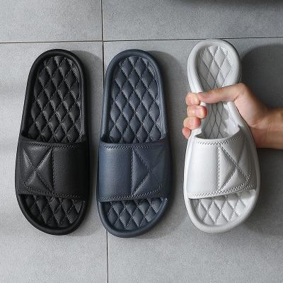 China Eva Soft Sandals Leisure Ladies Bathroom Slippers Indoor Men Women Breathable Indoor Slippers Non-slip Shoes for sale