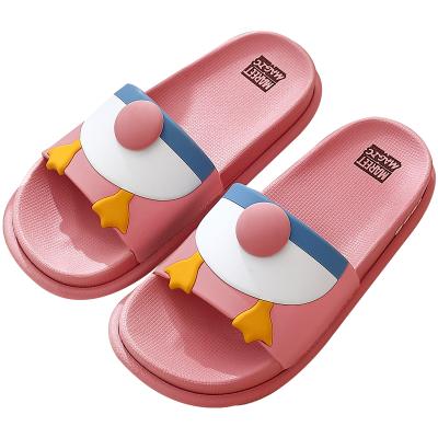 China Lovely Duck Butt Summer Slippers Cartoon Anti-slip Bathroom Shoes Indoor Home Non-slip Men Outside Wear Beach Sandal Cool Female Non-slip Slipper for sale