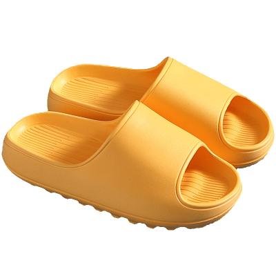 China Women Anti-skid Anti-skid Shoes Slips Yeezy Slippers Summer Indoor Bedroom Couples Home Bath Non-slip Soft Tide To Wear Flat Shoes for sale