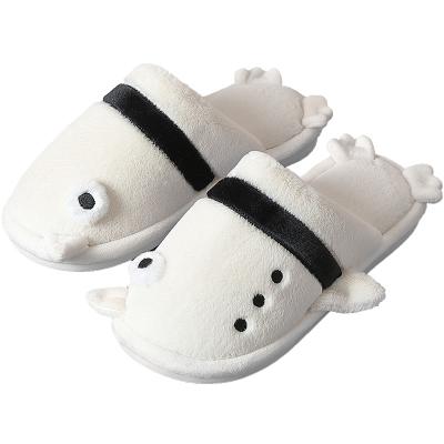 China Indoor Home Slipper Household Slippers Women Winter Men Shoes Cotton Men Slippers Couples Slippers Cute Warm Soft Plush Platform for sale