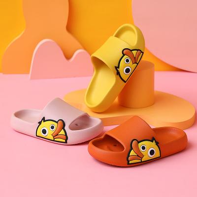 China Fashion Trend Children's Slipper For Boy Girl Beach Slippers Cute Cartoon Duck Sandals Kids Summer Shoes Slippers Funny Shoes Duck for sale