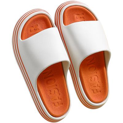 China Summer Anti-Skid Slippers Shoes Women 2021 Open Toe Low Platform EVA Flip Flops For Women House Indoor Flat Beach Slides Women for sale