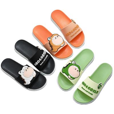 China Summer Home Slippers Cartoon Slides Women Cute Beach Antiskid Slippers Slip On Bathroom Flip Flops Women Shoes Slide Sandals Men Shoes for sale