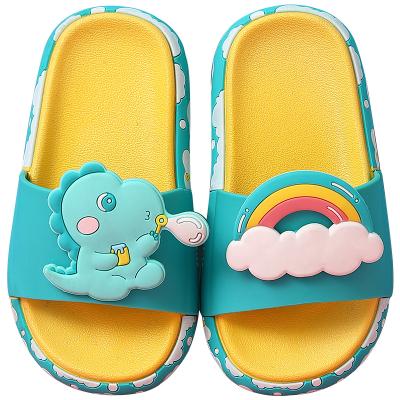 China Kids Anti-skid Shoes Cartoon PVC Baby Toddler Bathroom Girls Boys Slippers Kids Summer Sandals Soft Breathable Plastic Anti-skid Shoes for sale