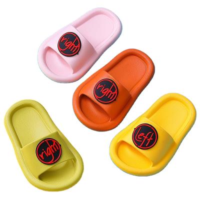 China Lightweight Kids Bathroom Slippers Summer Shoes Cute Cartoon Anti-skid Boys Girls Fail Indoor Slippers EVA Children Home Slides Soft for sale