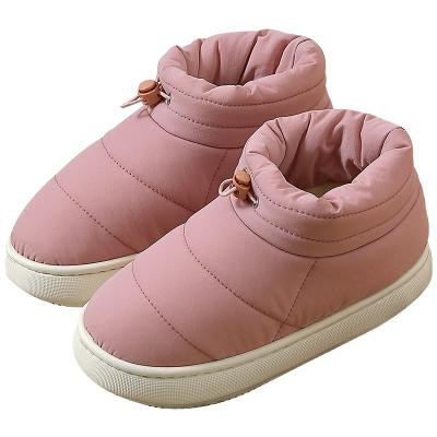 China Wholesale Soft Winter Women Snow Boots Female Lit Slippers Slip On Slipper Flat Casual Shoes for sale