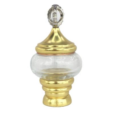 China Perfume 20ml Dubai Good Selling Perfume Bottle Frosted Glass Alloy Perfume Bottle With Dropper Top (NIGHT 1001) for sale