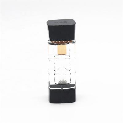 China New Perfume 3ml 6ml 12ml Black Transparent Crystal Perfume Bottle for sale