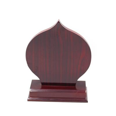 China Other Wholesale Custom Design Empty Wood And Metal Award Wall Trophy Shield Plaques for sale