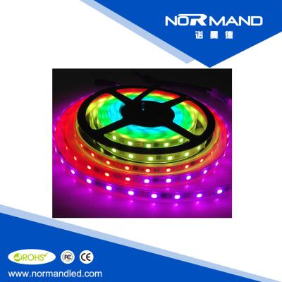 China 5m/roll DC12V ws2811ic 5050 SMD RGB dream addressable Digital 1 ic control 3 led external ic ws2811 led pixel for sale