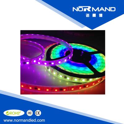 China 16.5ft DC12V ws2811 2811 ic 5050 SMD rgb strip addressable 30/48/60leds/m led pixels strip external 1 ic control 3 leds for sale