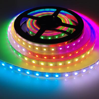 China Hot sale APA102 Led strip Flexible Pixels Addressable 5050 RGB Full Color Strip Light for sale