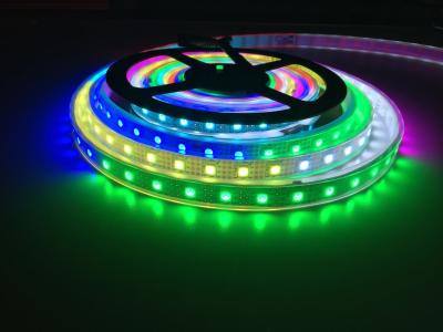 China 5M Waterproof IP20 WS2813 LED strip with white PCB Colorful DC 5V led lights Like horse running for water decoration for sale