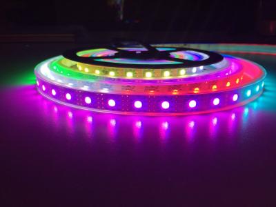 China ws2813 double signal led strip DC5V 4pin two wire data transfer addressable flex led strip for sale