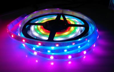 China Addressable WS2812B 5050 RGB LED Strip 5M 150Leds Individual White PCB for sale