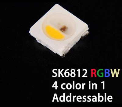 China 5V LED Chip Pixel SK6812 RGBW (RGB+White/Warm/Nature) SMD 5050 (similar with WS2812B) Individually Addressable Digital for sale