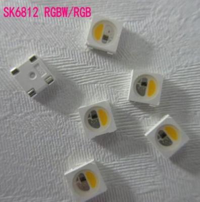 China SK6812 RGBW (RGB+White/Warm/Nature) 5050SMD (similar with WS2812B) Individually Addressable Digital LED Chip Pixel 5V for sale