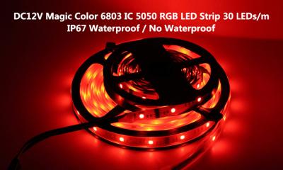 China 5m digital RGB 150LED IP20 Non waterproof dream magic color 6803ic  Led Strip 5050 for sale