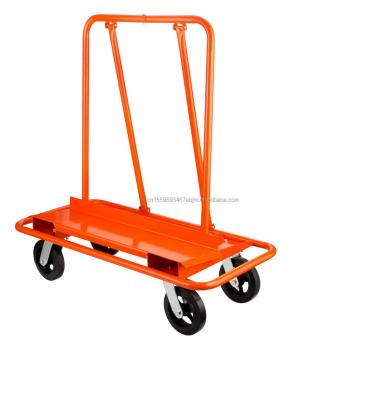 China 1000kg Capacity Industrial Heavy Duty Plywood Door Gypsum Board Drywall Glass Sheet Handling Sheetrock Panel Trolley Cart Tool Cart for sale